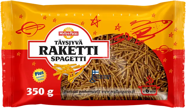 Myllyn Paras Täysjyvä Raketti Spagetti 350g