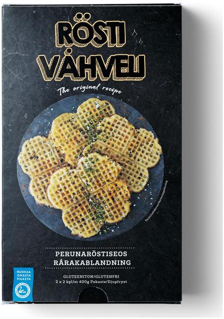 Våffelrakan Röstivåhveli 400 g pakaste