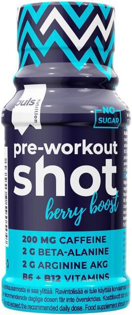 PULS PRE-Workout Shot Berry boost 60 ml