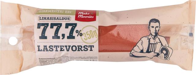 77,7% Lastevorst 350 g