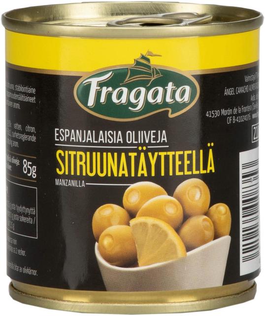 Fragata espanjalaisia oliiveja sitruunatäytteellä 200/85g