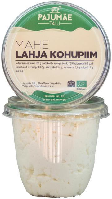 Mahe lahja kohupiim, 250 g