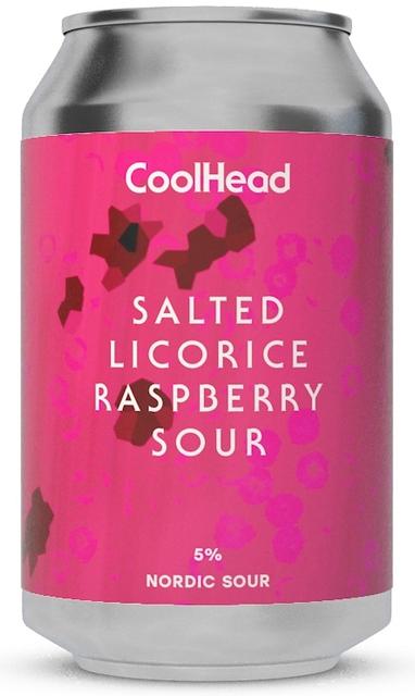 CoolHead Brew Salted Licorice Raspberry Sour 5% 0,33l tlk