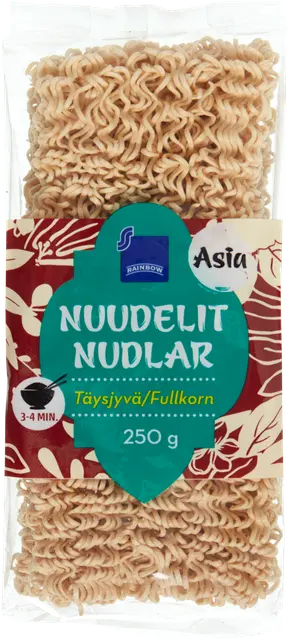 Rainbow täysjyvänuudeli 250 G