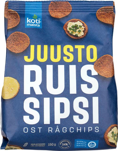 Kotimaista Ruissipsi Juusto 150 g