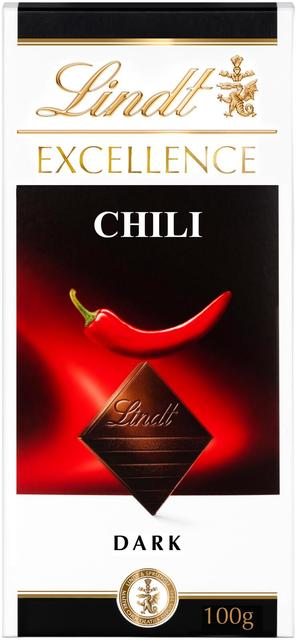 Lindt Excellence Chili tumma suklaalevy 100g