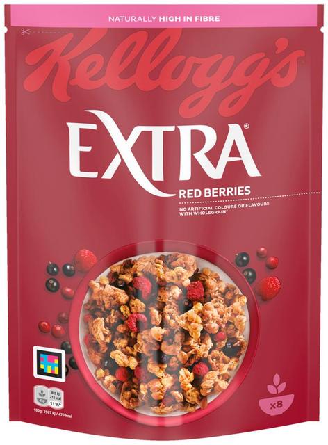 KELLOGG'S Extra Red Berries 400g