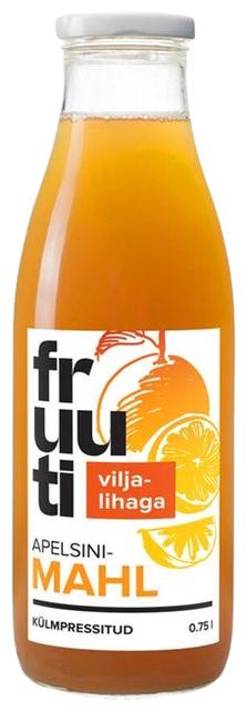 FRUUTI Apelsinimahl viljalihaga 750ml