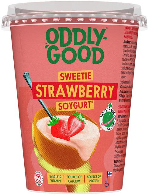 Oddlygood® Soygurt 400 g mansikka