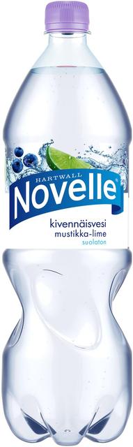 Hartwall Novelle Mustikka-Lime kivennäisvesi 1,5 l