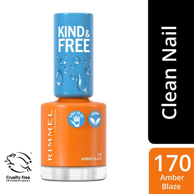 Rimmel kind&free küünelakk 170 amber plaze 8ml