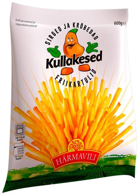 Kullakesed sirge ja krõbe friikartul,  600 g