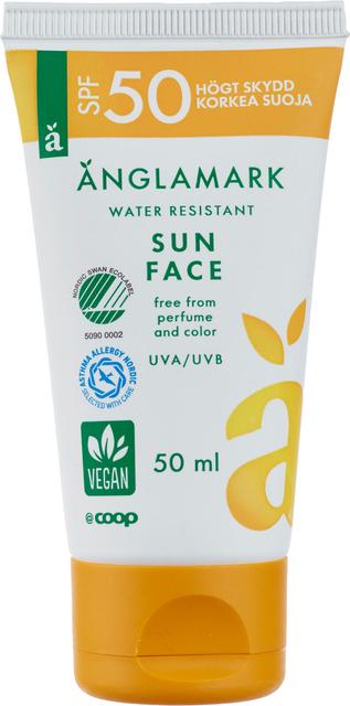 Änglamark Sun face cream SPF50 aurinkovoide kasvoille 50 ml