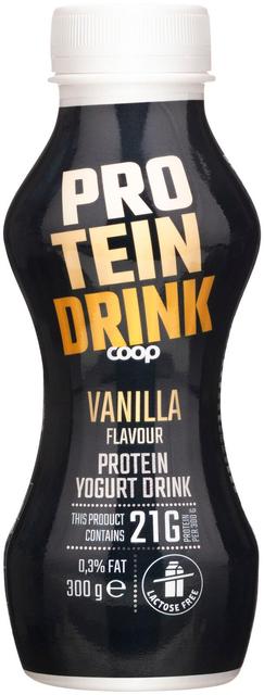 Coop proteiinijogurttijuoma vanilja laktoositon 300 g