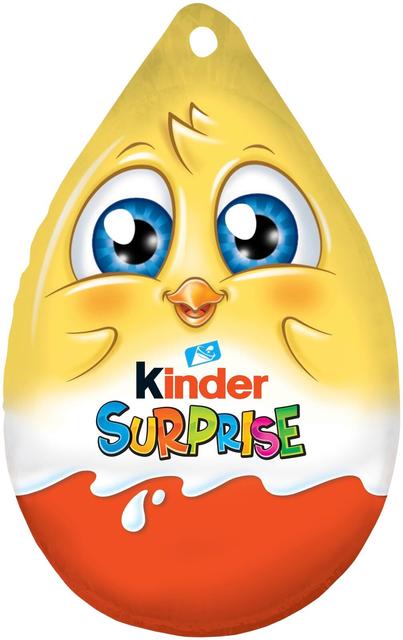 Kinder Surprise Hangable maitosuklaahahmo maitoisalla sisäpinnalla. sisältää lelun 20g Pääsiäinen