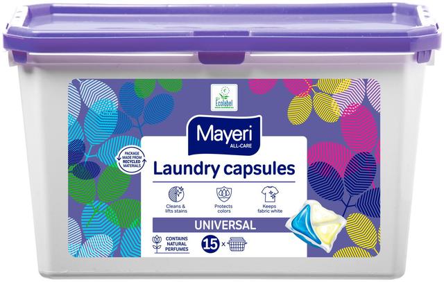 Pesugeelikapslid universal mayeri all-care 15tk