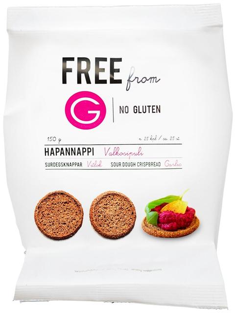 FREE from G Gluteeniton Hapannappi Valkosipuli 150g