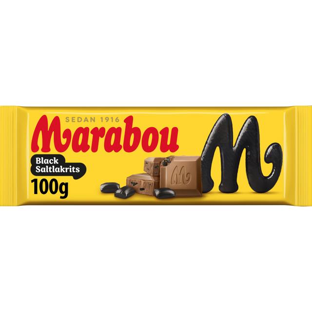 Marabou Black saltlakrits 100g suklaalevy