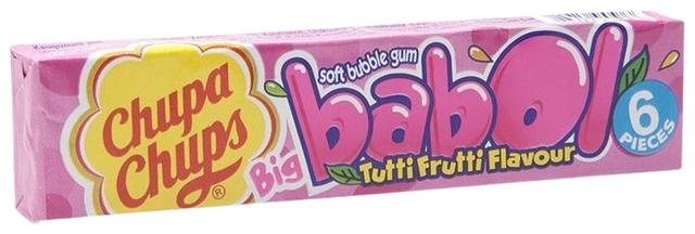 Chupa Chups Big Babol Tutti Frutti mullinäts 27,6 g