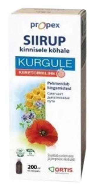 Propex rahustav siirup kurgule kinnisele köhale 150ml