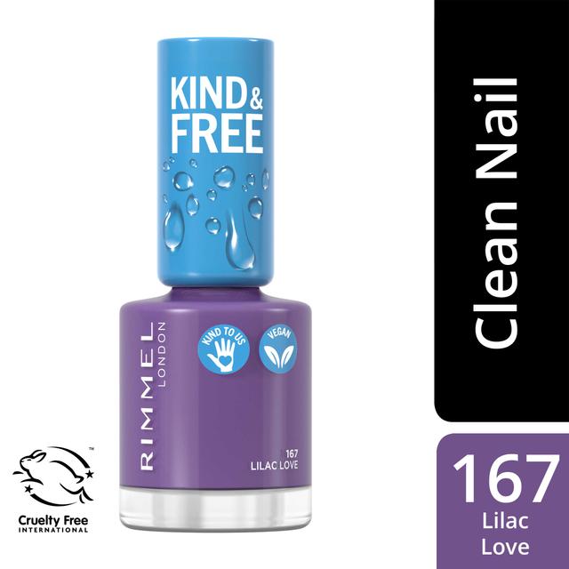 Rimmel kind&free küünelakk 167 lilac love 8ml