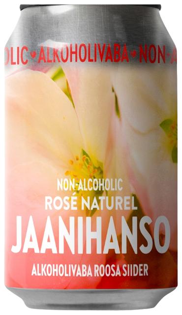 Jaanihanso Rose Naturel alkoholivaba siider 330ml