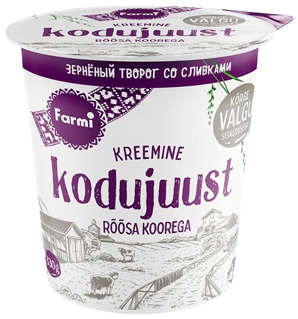 Rohke koorega kodujuust, 330 g