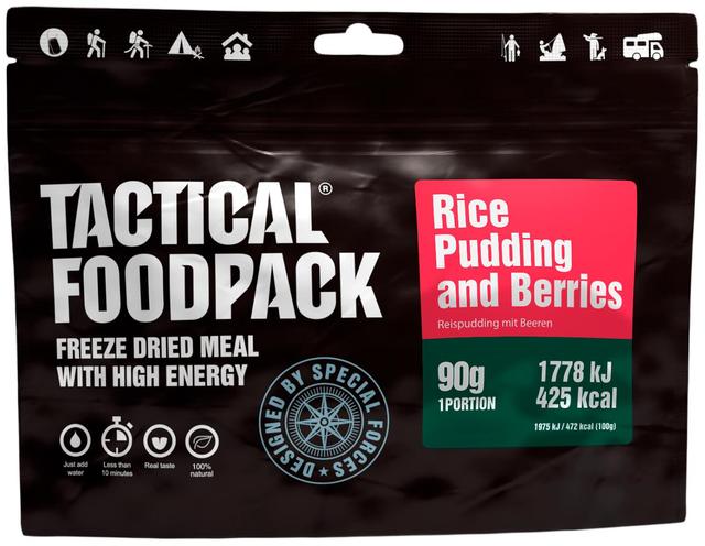 Tactical Foodpack riisipuuro vadelmilla