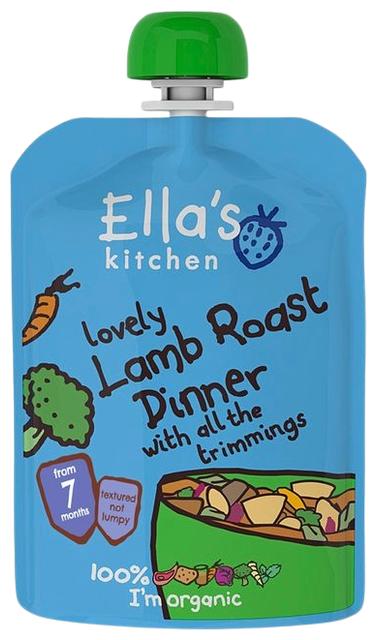 Ella´s Kitchen köögiviljapüree lambalihaga 130 g, öko, alates 7-elukuust