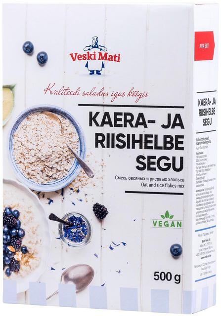 Veski mati kaera- ja riisihelbe segu 500g