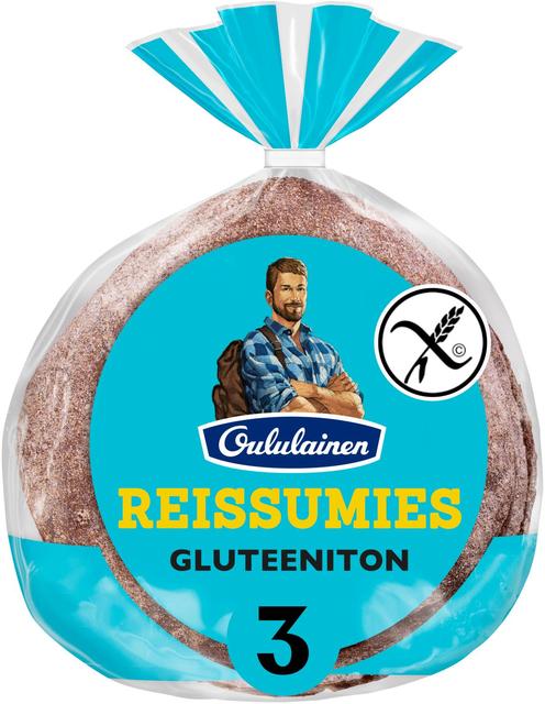 Oululainen Reissumies Gluteeniton 3kpl 210g, tattarileipä
