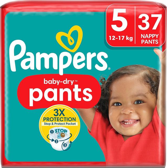 Pampers Baby Dry Pants S5 12-17kg 37kpl housuvaippa
