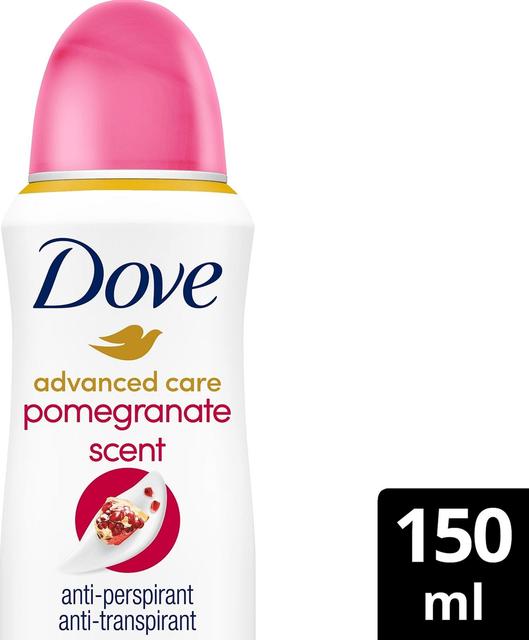 Dove 72h Advanced Care Pomegranate Antiperspirantti Deodorantti spray mukana kosteusvoide 150 ml