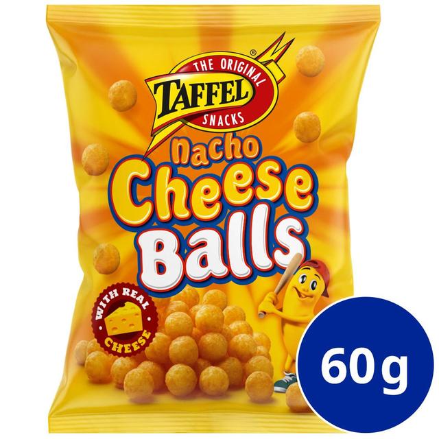 Taffel Nacho Cheese Balls maustettu juustosnacks 60g