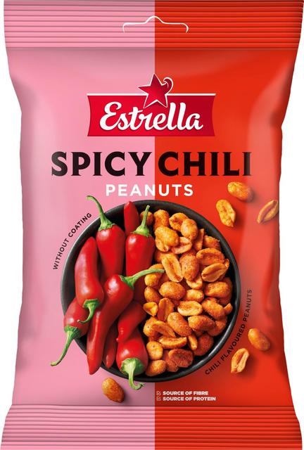 Estrella Spicy Chili Maapähkinät 140g