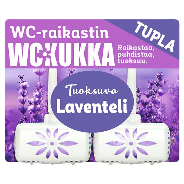 WC Kukka Laventeli tuplapakkaus wc-raikastin 2x50g