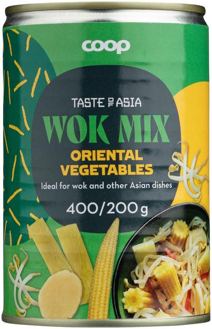 Coop Taste of Asia wok-sekoitus Oriental 400/200 g