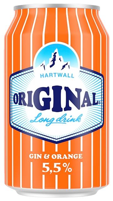 Hartwall original long drink orange 330ml