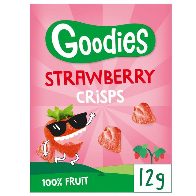 Goodies Strawberry crisps pakastekuivatut mansikkapalat 12g