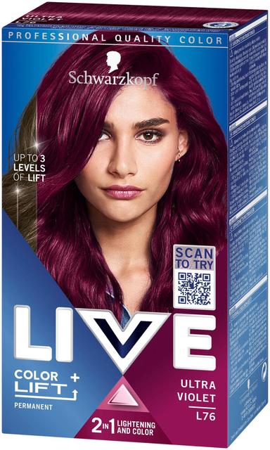 Schwarzkopf LIVE L76 Ultra Violet hiusväri