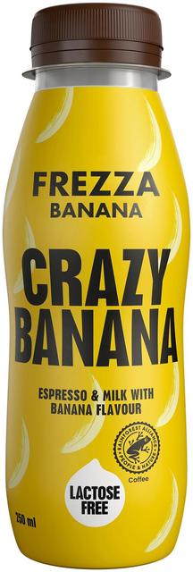 Frezza Crazy Banana 250 ml maitokahvijuoma banaani laktoositon