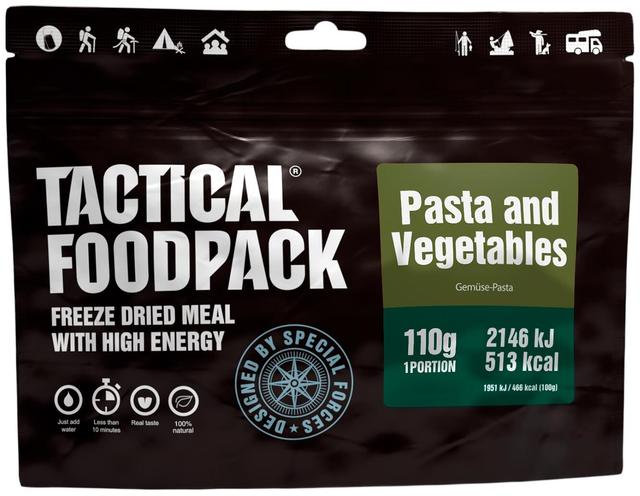 Tactical Foodpack pasta-vihannespata