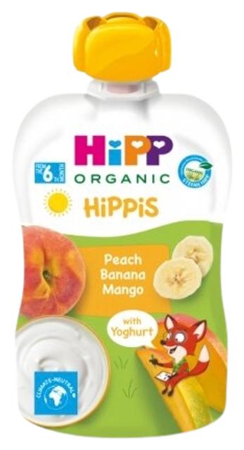 HiPP Hippis virsiku-banaanipüree, mango ja jogurtiga ÖKO al. 6k