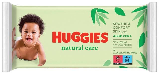 Huggies NATURAL CARE PUHDPYYH 56 kpl