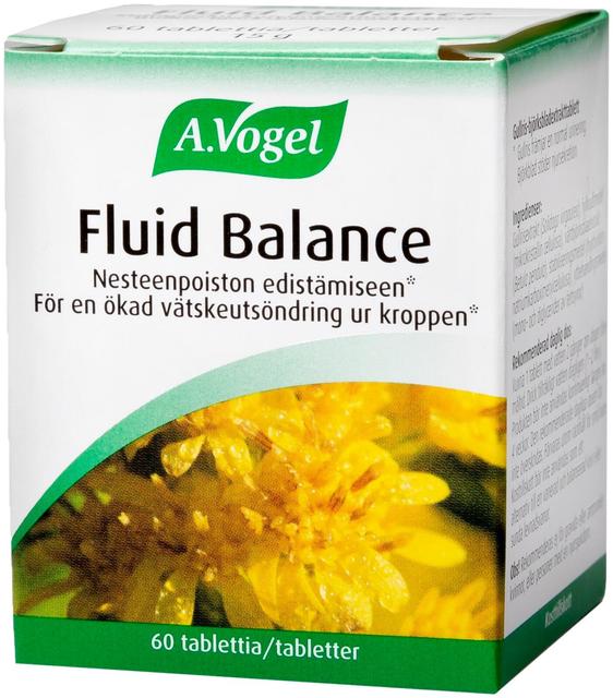A.Vogel Fluid Balance 60 tablettia kultapiisku-koivunlehtiuutetabletti