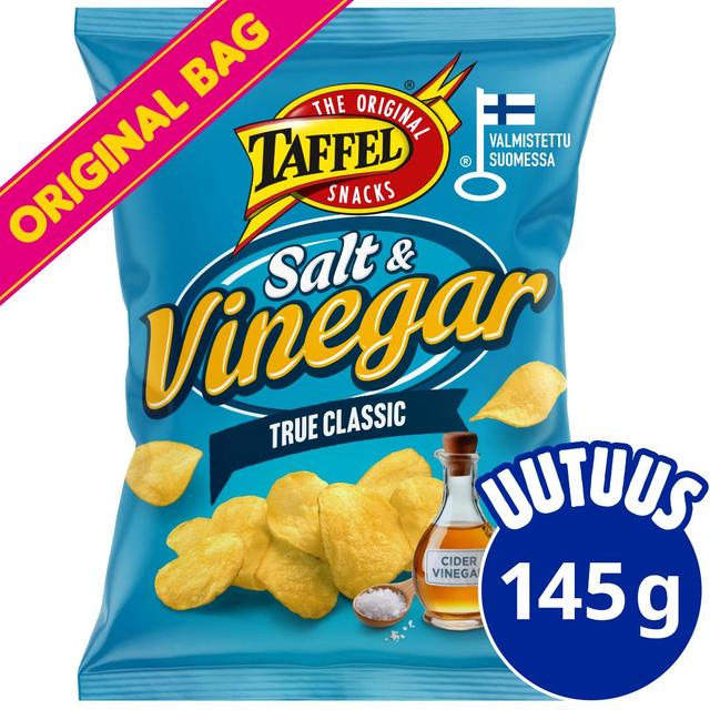 Taffel Salt & Vinegar maustettu sipsi 145g