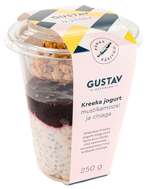 Kreeka jogurt mustikamoosi ja chiaga 250 g