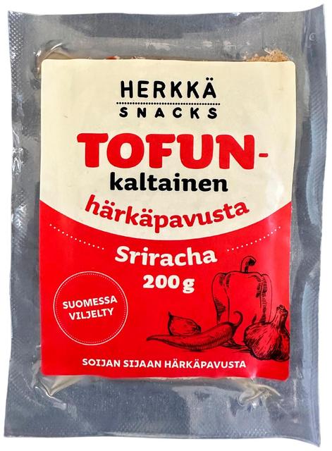 Herkkä Snacks Tofunkaltainen Sriracha 200g