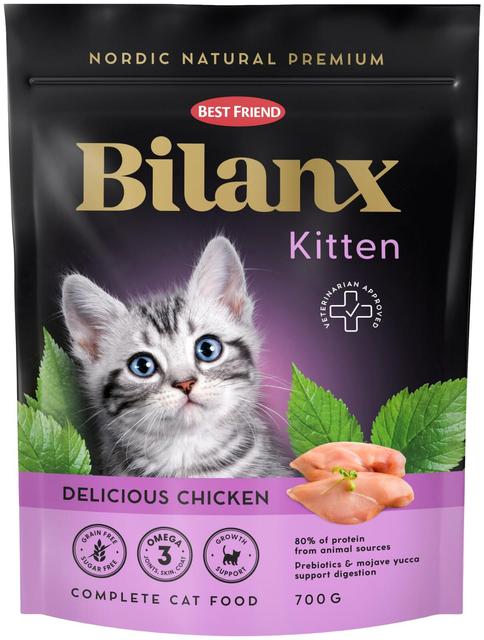 Best Friend Bilanx Kitten kana kuivaruoka kissoille 700 g