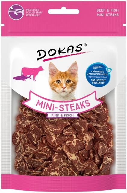 Dokas Kissan minipihvit nauta-kala 25g